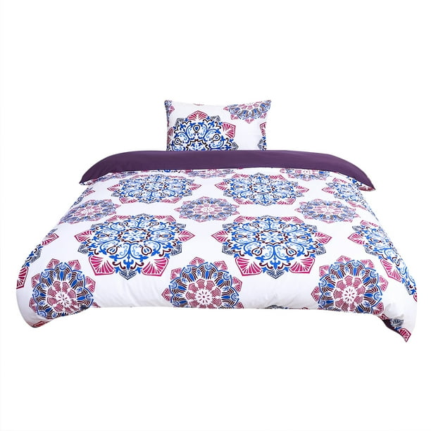 Blue, Twin Zipper Closure,Soft,Luxury Boho Bedspreads Toys Studio 3 Pcs Mandala Bohemian Duvet Cover Set Microfiber Bedding Sets Blue, Twin Zipper Closure,Soft,Luxury Boho Bedspreads Toys Studio 3 Pcs Mandala Bohemian Duvet Cover Set Microfiber Bedding Sets